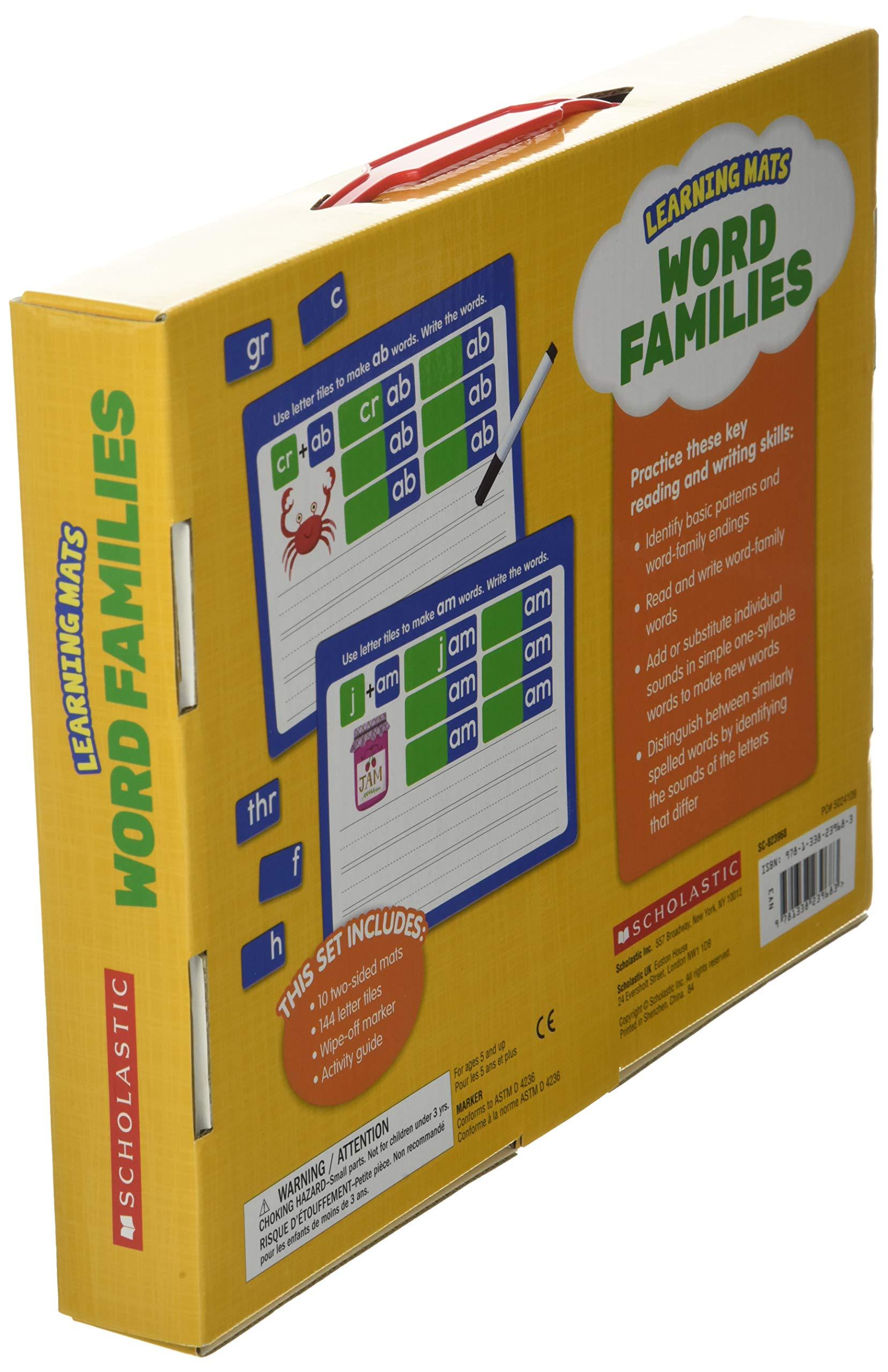 Learning Mats - Word Families - Spectrawide Bookstore