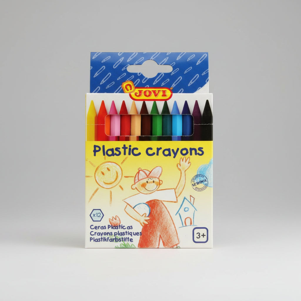 Jovi -12 Plastic Crayons - Spectrawide Bookstore