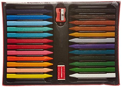 Faber-Castell - 24 Grip Erasable Crayons - Spectrawide Bookstore