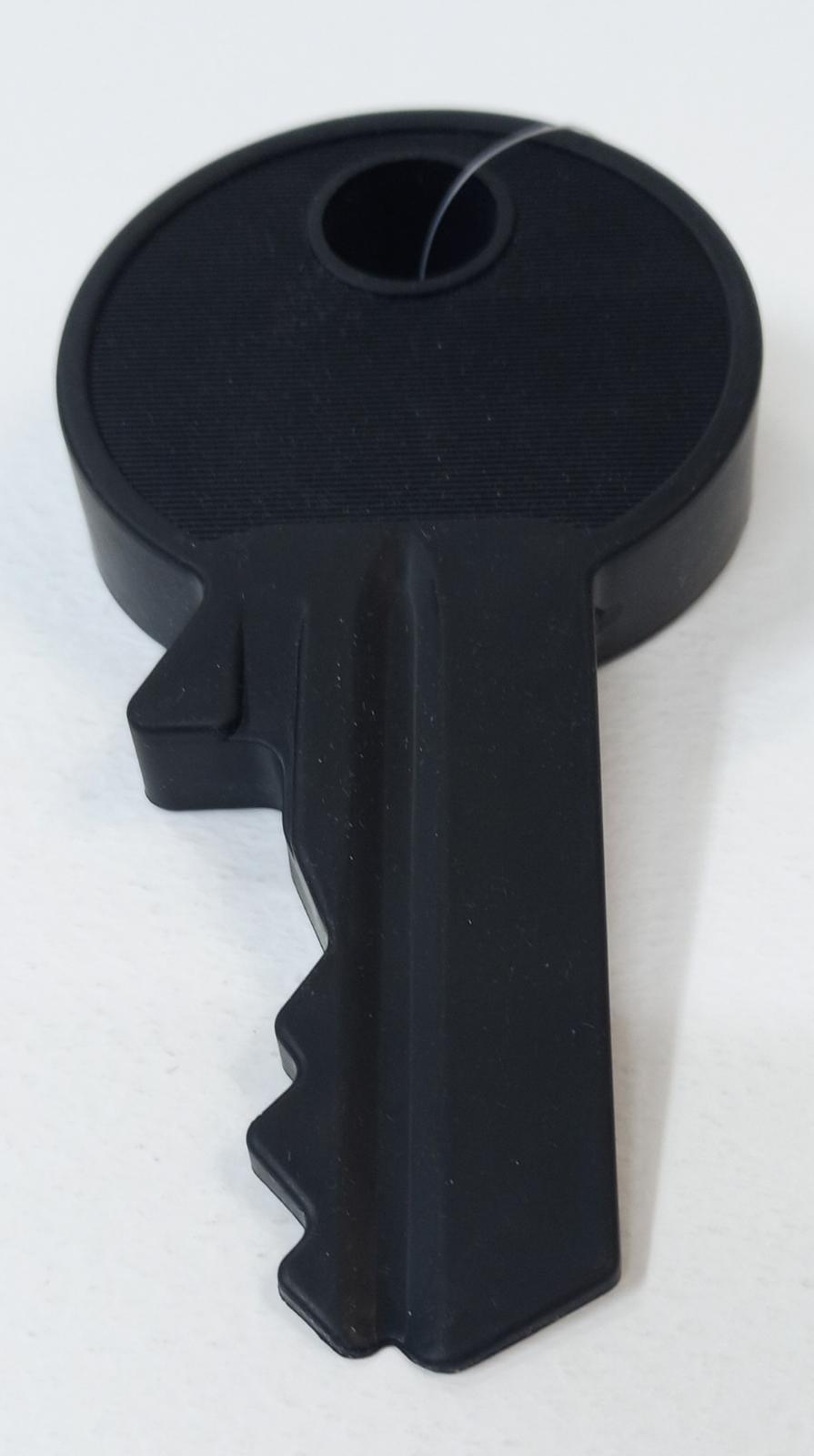Door Stopper - Black - Silicone Wedge Decorative Key Shape - Great for Kids Room, Flexible and Non Scratching, Heavy Duty - Stop Door From Closing - Spectrawide Bookstore