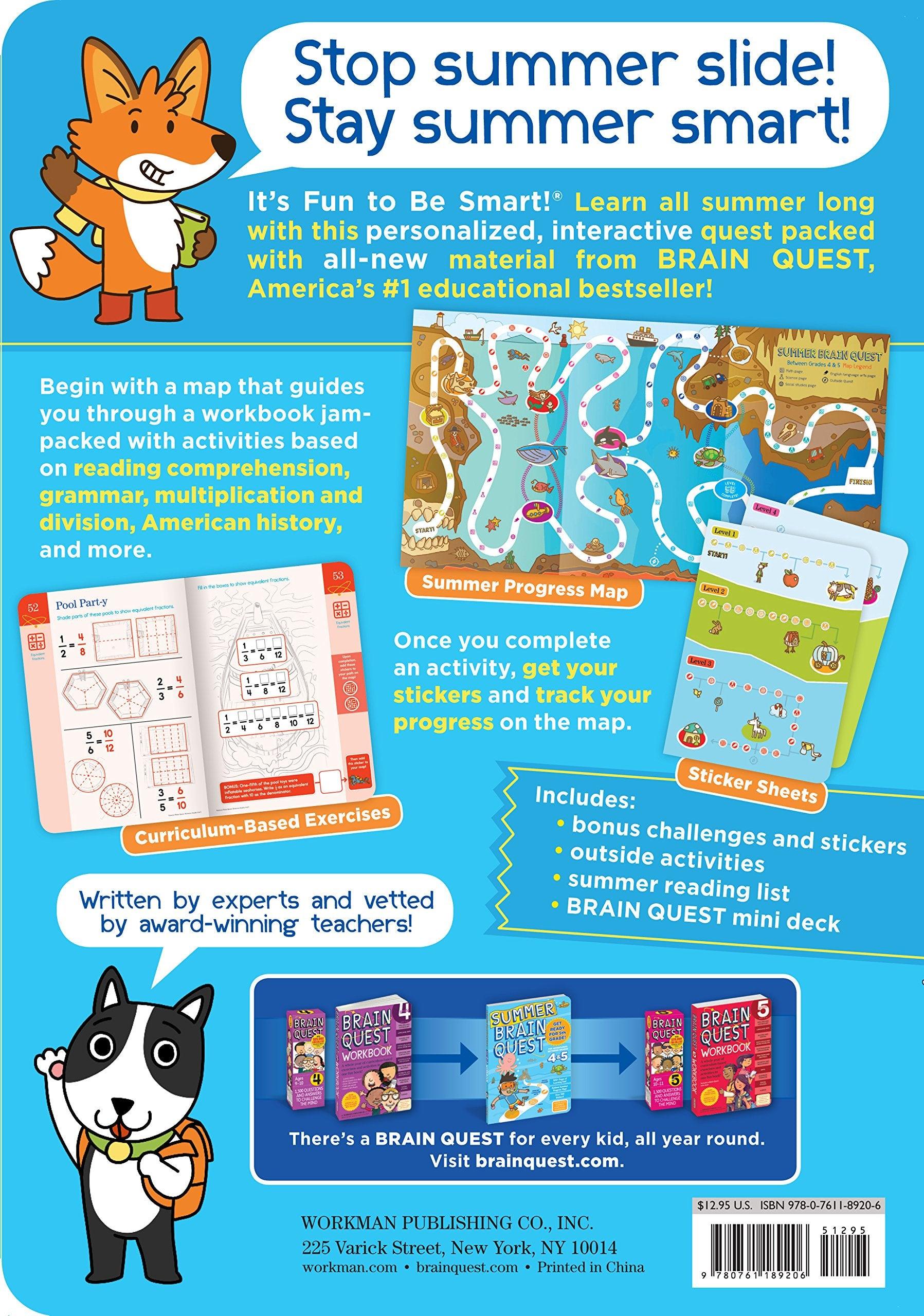 Summer Brain Quest: Between Grades 4 & 5 - Spectrawide Bookstore