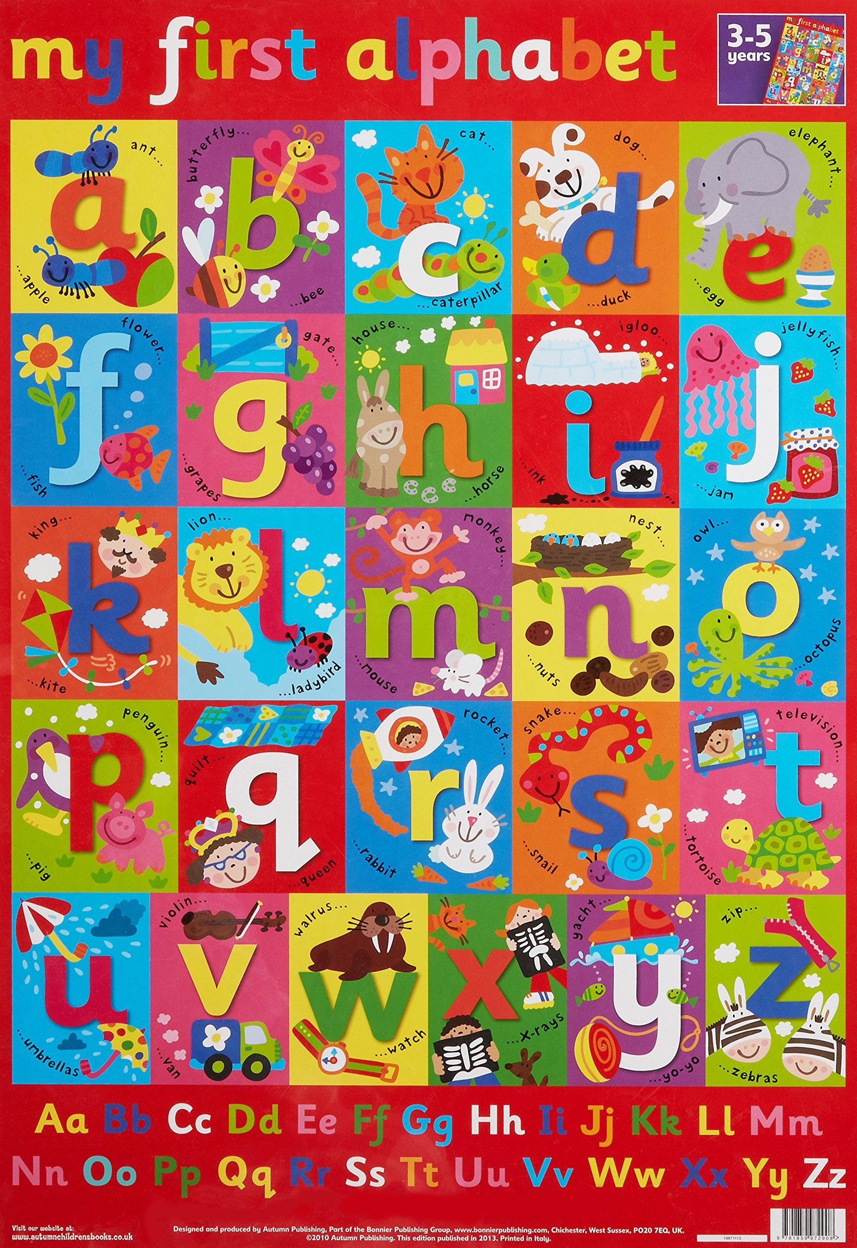 Wall Chart - My First Alphabet - Spectrawide Bookstore