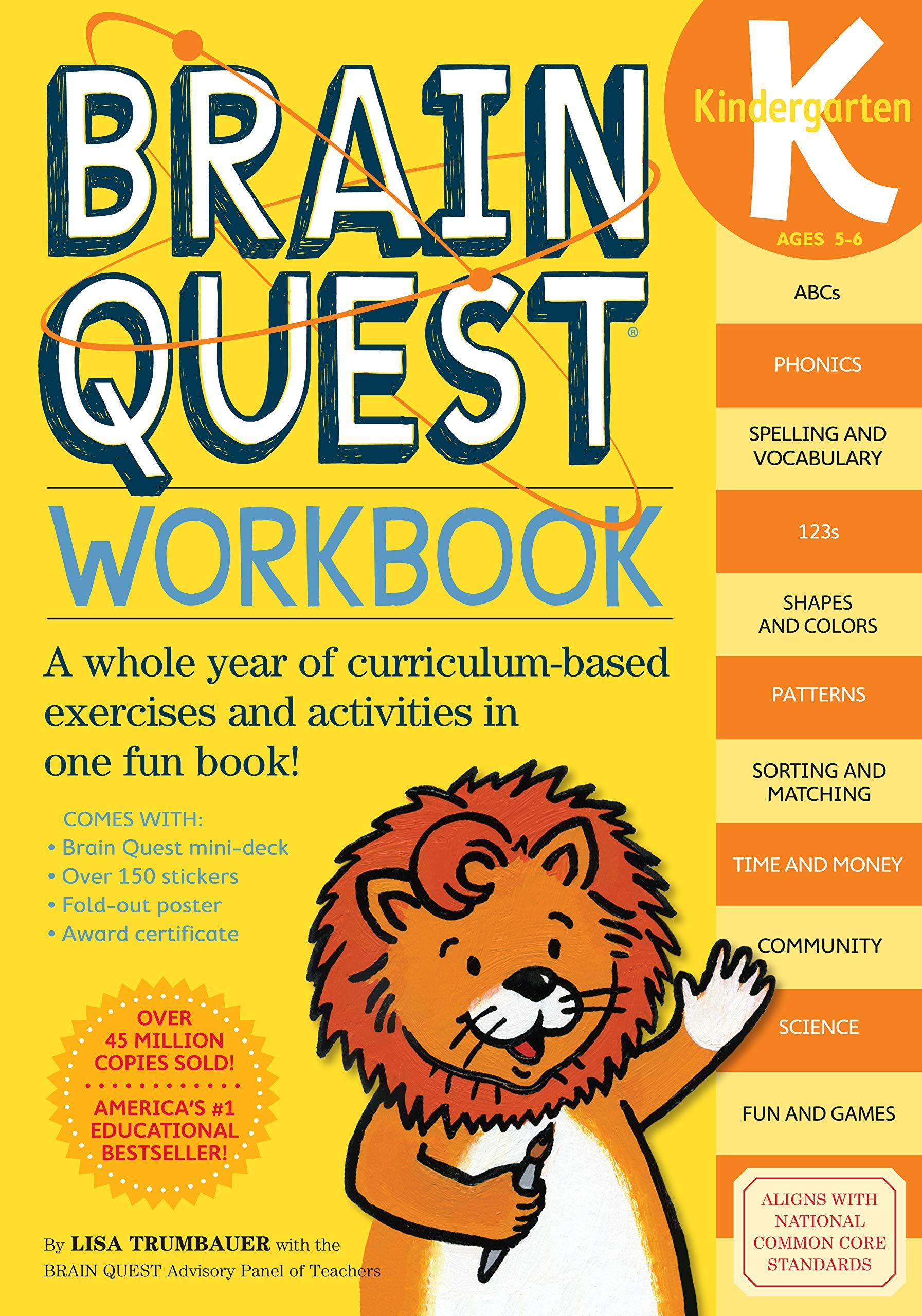 Brain Quest Workbook - Kindergarten - Spectrawide Bookstore