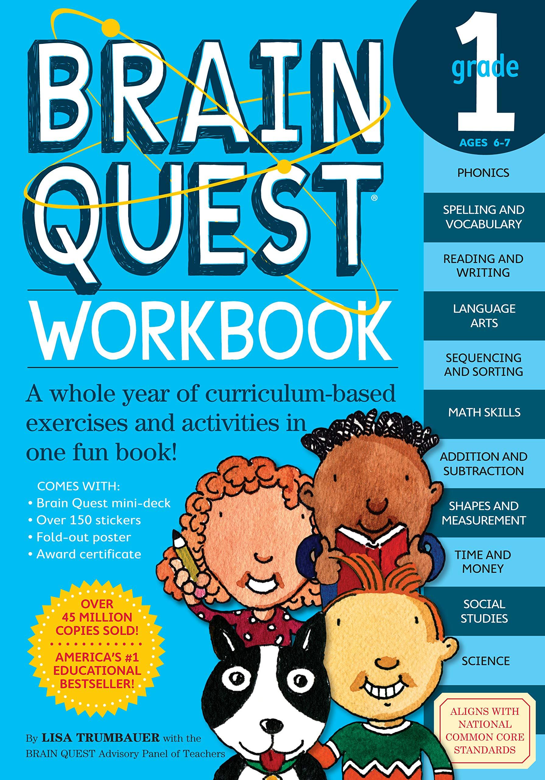 Brain Quest Workbook : Grade 1 - Spectrawide Bookstore