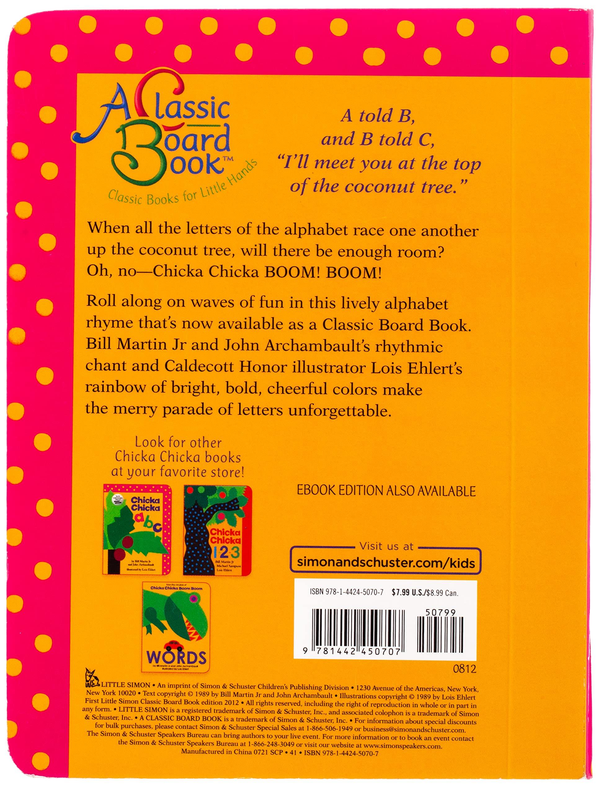 Chicka Chicka Boom Boom - Board Book - تشيكا تشيكا بوم بوم - كتاب لوحي