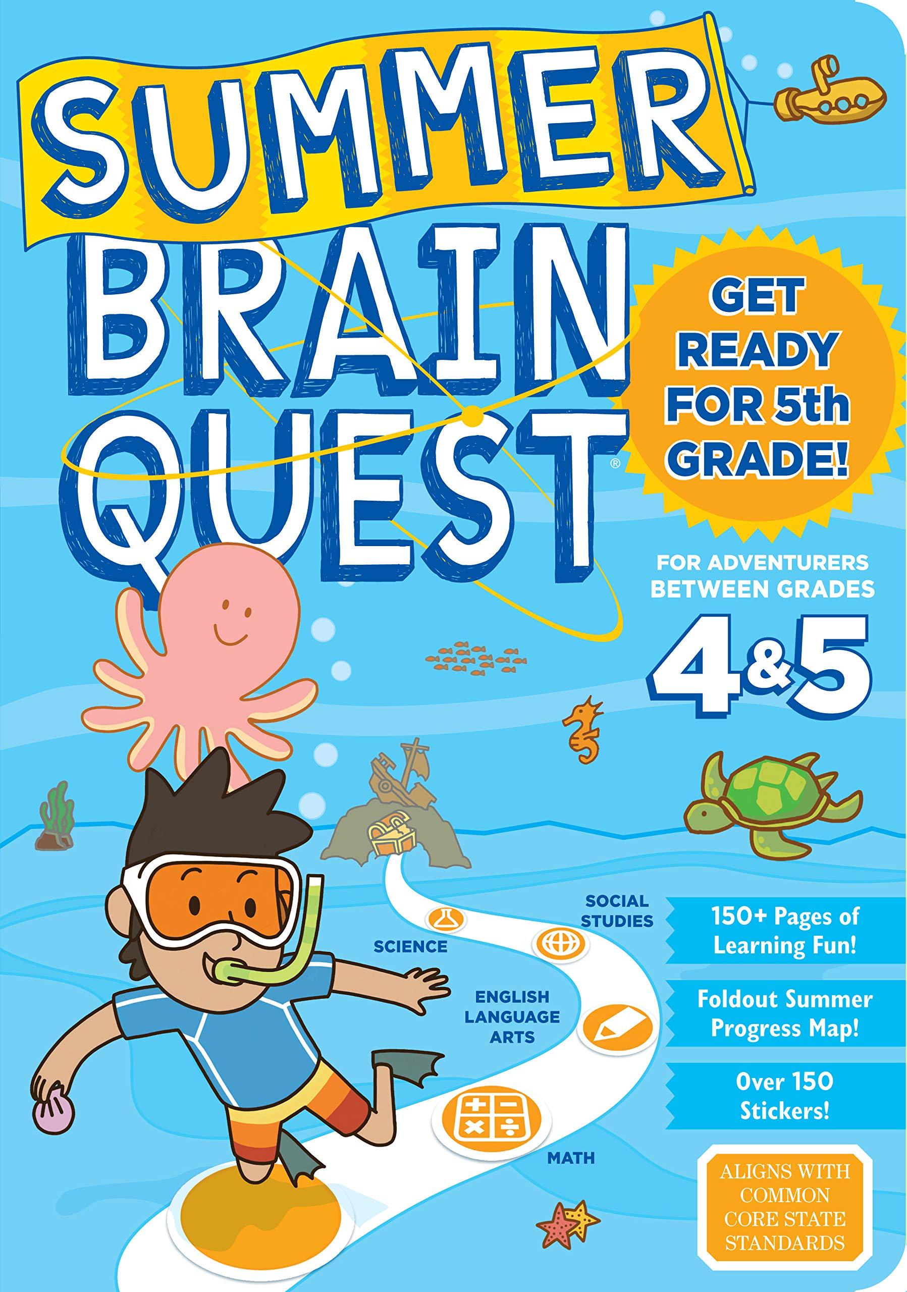 Summer Brain Quest: Between Grades 4 & 5 - Spectrawide Bookstore
