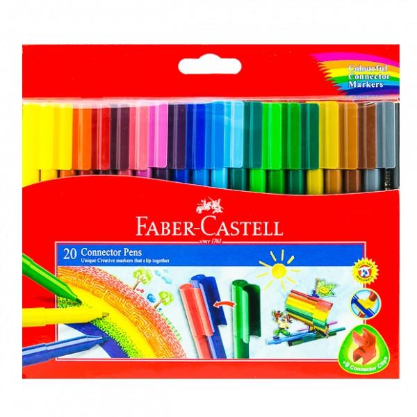 Faber-Castell - 20 Connector Pens - Spectrawide Bookstore