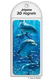 Artgame 3D Magnet - Dolphins - Spectrawide Bookstore
