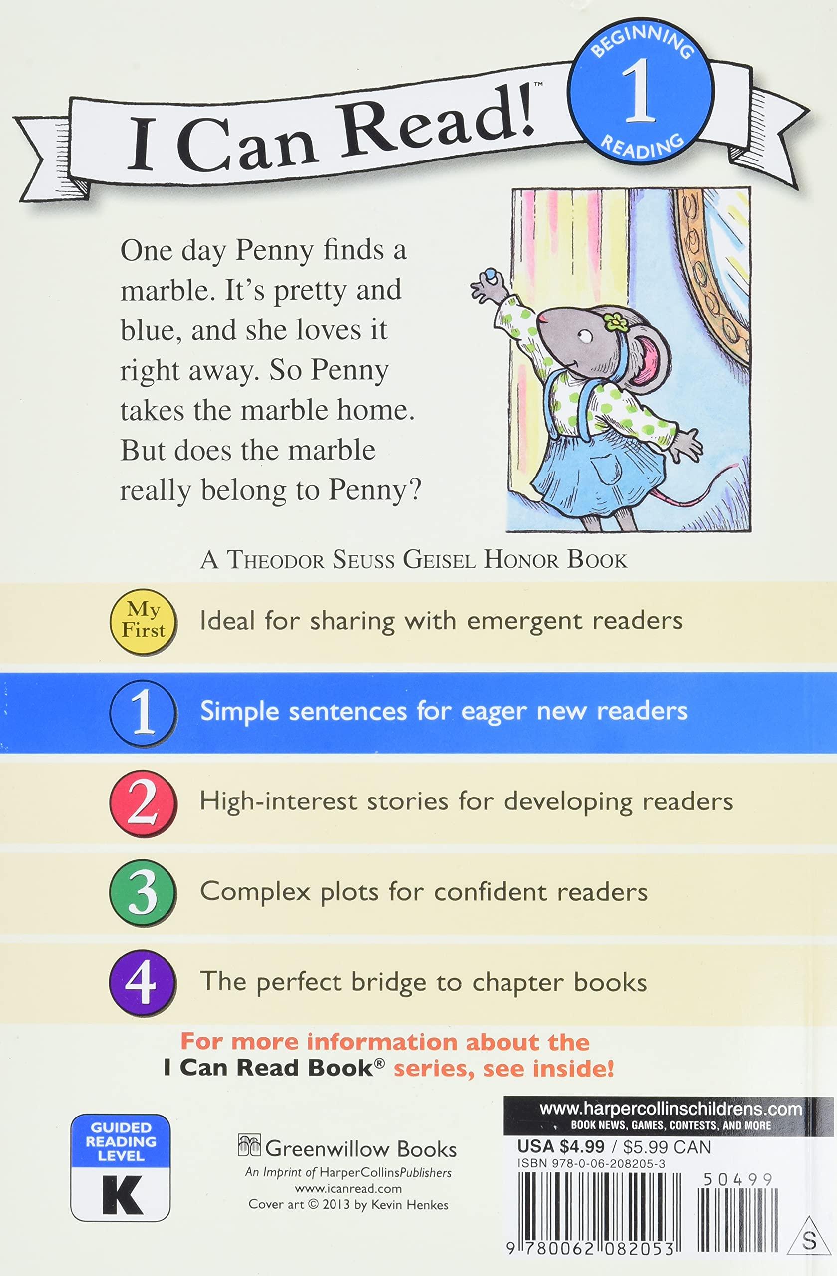 I Can Read Level 1 - Penny and Her Marble - Spectrawide Bookstore