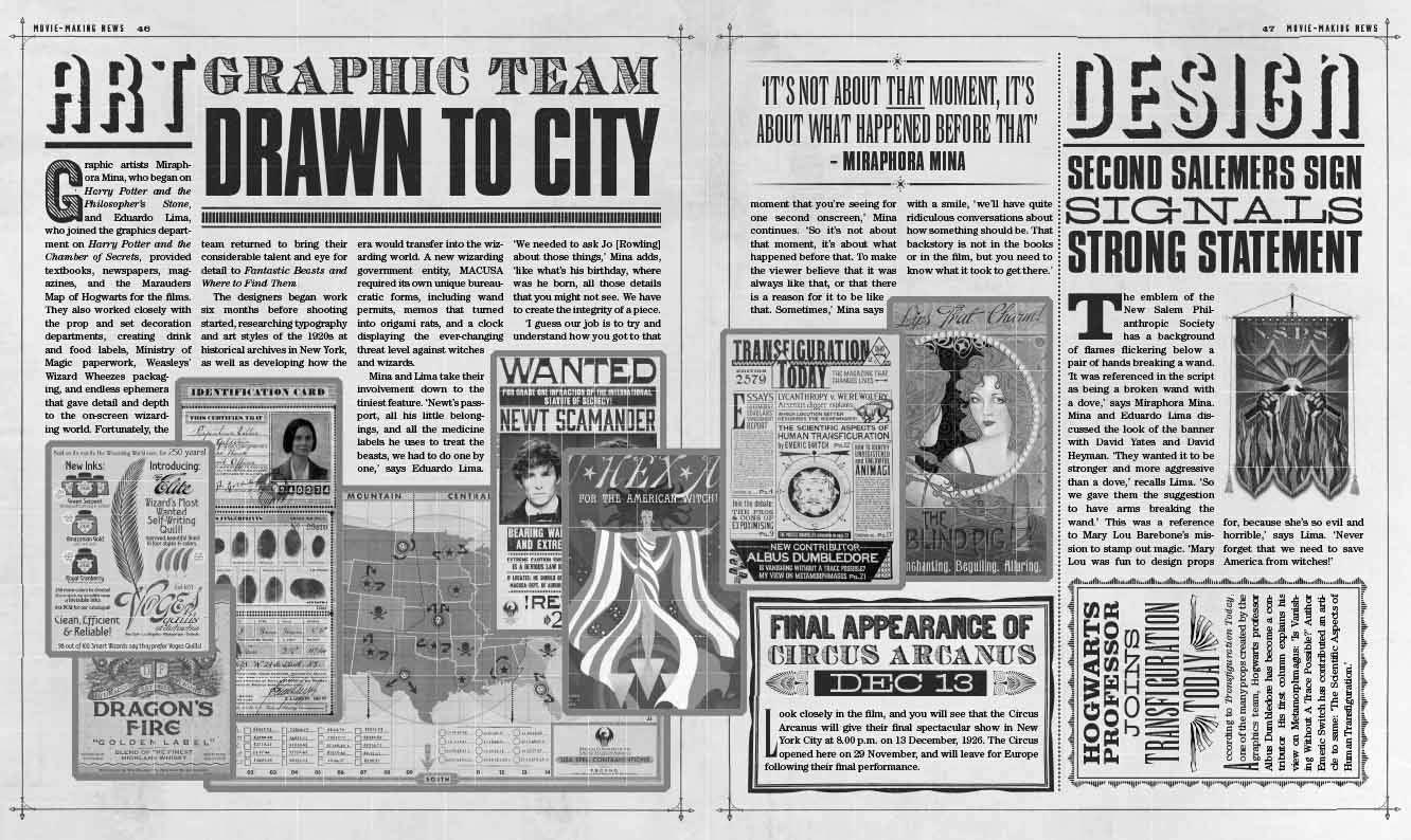 Fantastic Beasts and Where to Find Them: Movie-Making News: The Stories Behind the Magic - Spectrawide Bookstore