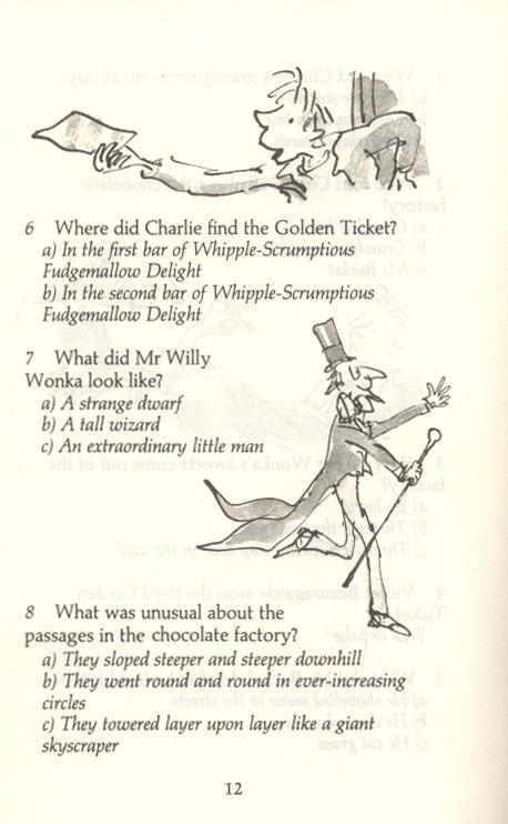 Roald Dahl Quiz Book - Spectrawide Bookstore