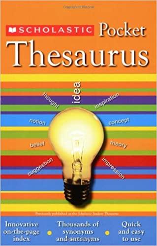 Scholastic Pocket Thesaurus - Spectrawide Bookstore