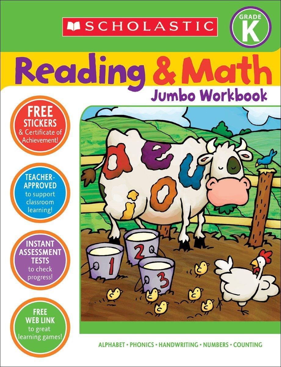 Reading & Math Jumbo Workbook - Grade K - Spectrawide Bookstore