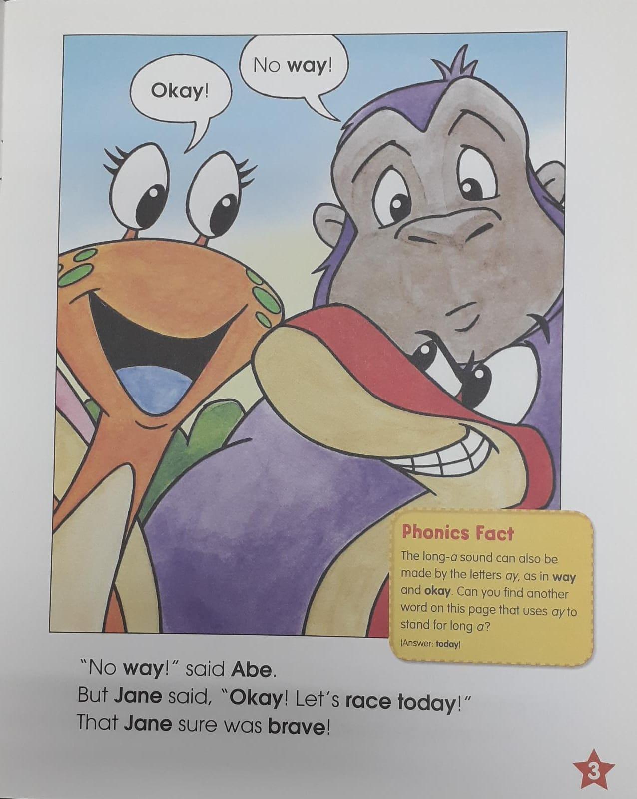 Phonics Tales! - Jake and Jane's Great Race (Long a) - Spectrawide Bookstore