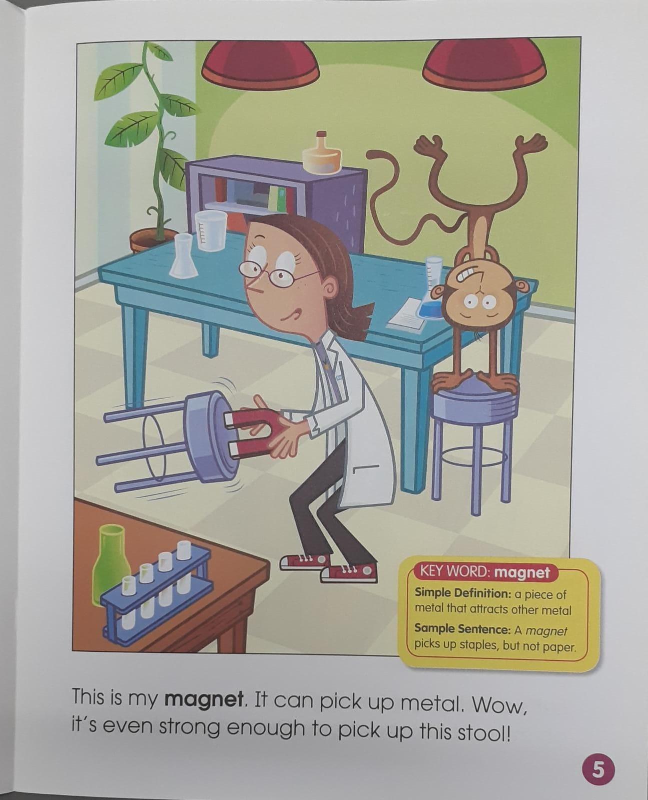Vocabulary Tales - Silly Monkey in the Science Lab - Spectrawide Bookstore