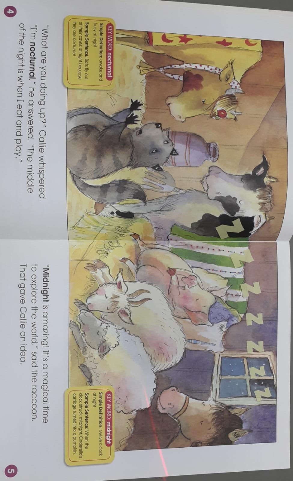 Vocabulary Tales - Callie Stays Up Late (Time Words) - Spectrawide Bookstore