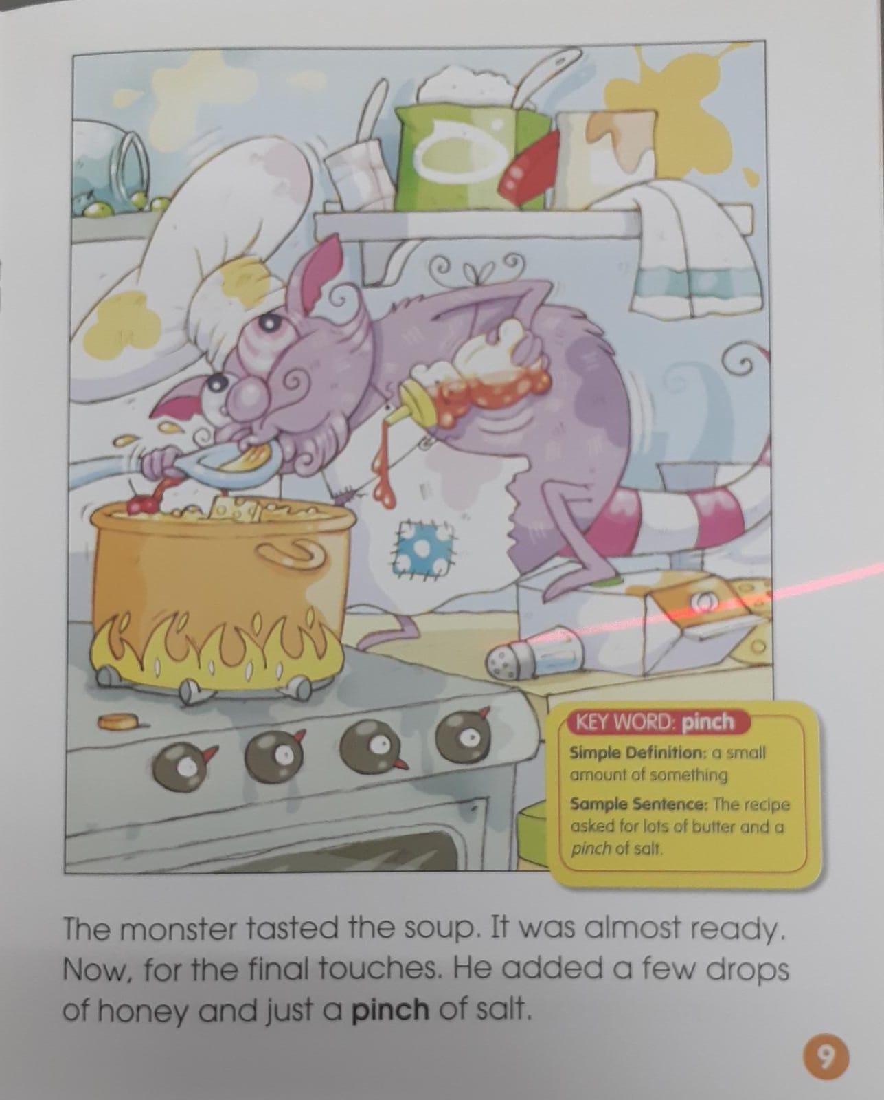 Vocabulary Tales - The Monster Chef (Cooking Words) - Spectrawide Bookstore