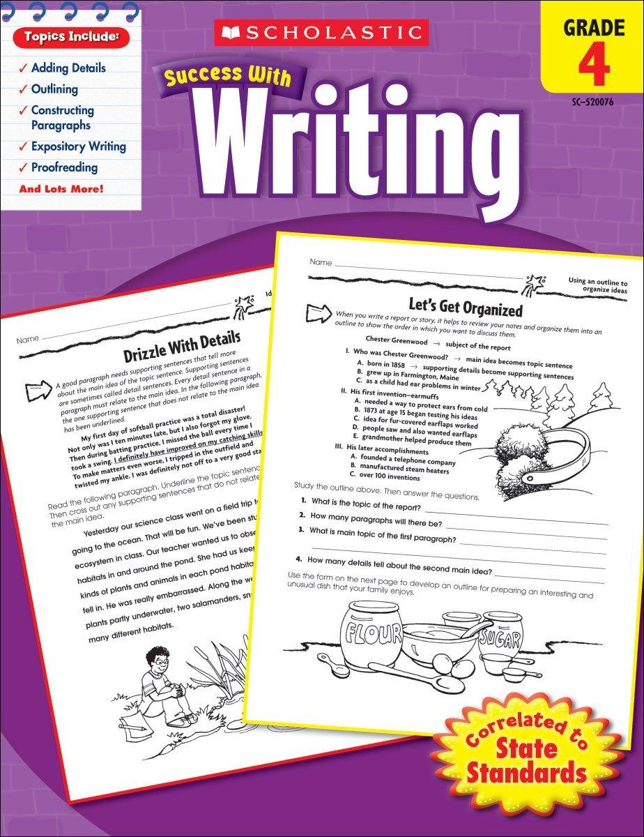 Scholastic Success With Writing - Grade 4 Workbook - Spectrawide Bookstore