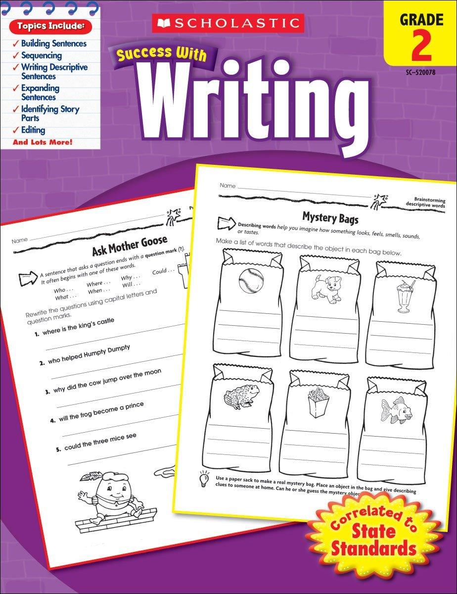 Scholastic Success With Writing-Grade 2 Workbook - Spectrawide Bookstore