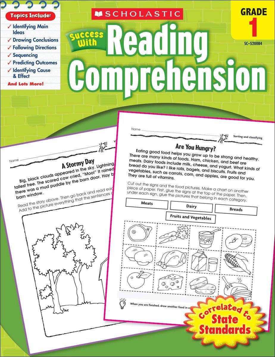 Scholastic Success With Reading Comprehension - Grade 1 Workbook - Spectrawide Bookstore