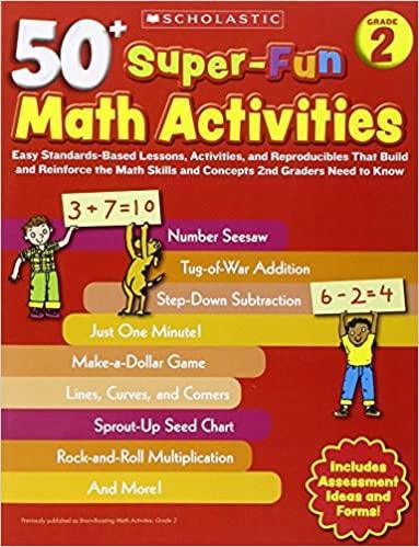 50+ Super Fun Math Activities - Grade 2 - Spectrawide Bookstore