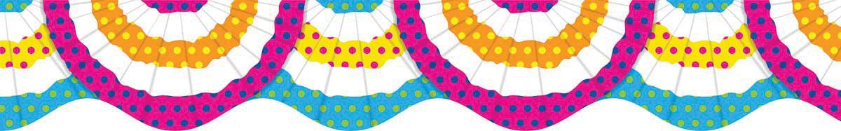 Festive Bunting Scalloped Trimmers - Spectrawide Bookstore