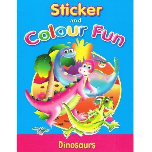 Sticker And Colour Fun-Dinosaurs - Spectrawide Bookstore