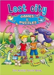 Lost City Games And Puzzles - Fun Activity Puzzle Book - Spectrawide Bookstore