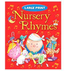 Large Print Nursery Rhymes - Spectrawide Bookstore