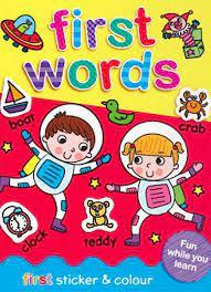 First Words-First Sticker & Colour-Fun While You Learn - Spectrawide Bookstore