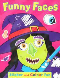 Funny Faces - Sticker and Colour Fun - Spectrawide Bookstore