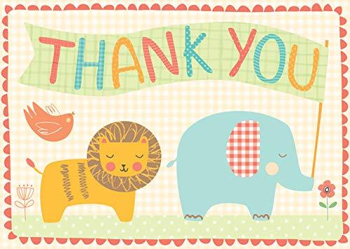 Thank You Notecard Set - 12 Notecards + 13 Envelopes - Spectrawide Bookstore