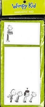 Wimpy Kid Lime Magnetic Notepad - Spectrawide Bookstore