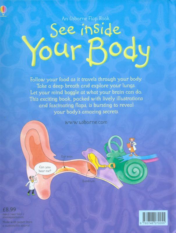 USBORNE - See Inside Your Body - Spectrawide Bookstore