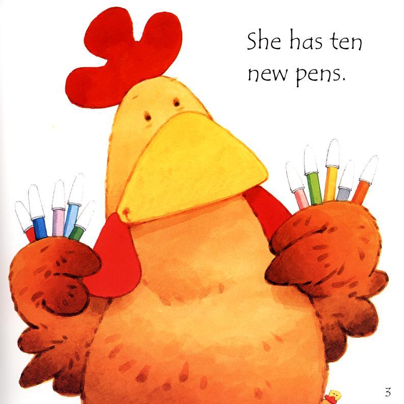 Usborne Phonics Readers - Hen's Pens - Spectrawide Bookstore