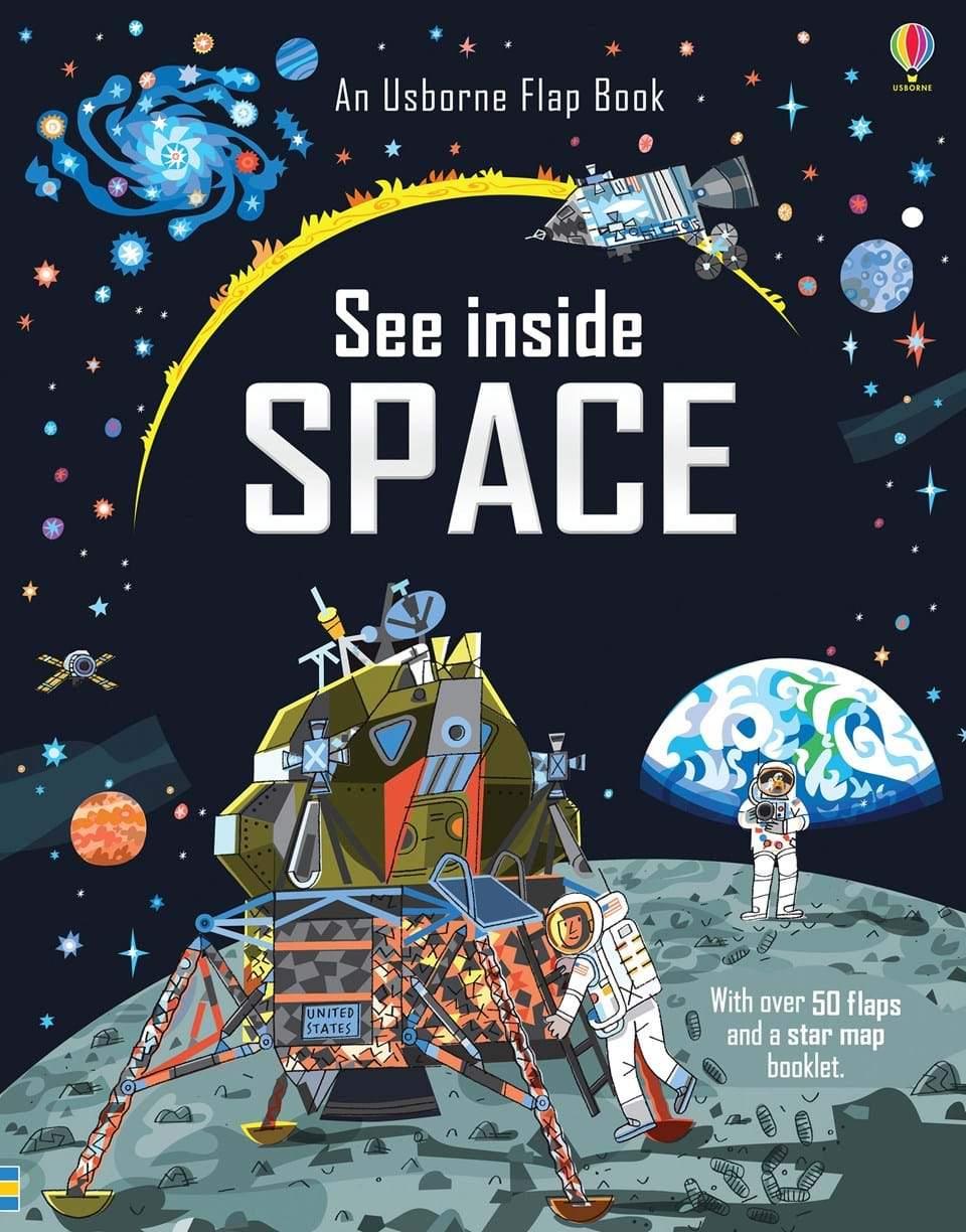 USBORNE - See Inside Space - Flap Book - Spectrawide Bookstore