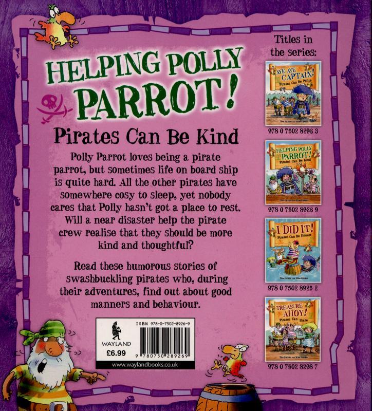 HELPING POLLY PARROT! - Pirates Can Be Kind - Spectrawide Bookstore