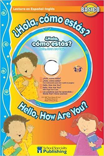 Spanish English Reader Beginner-Hello How Are You?-Book & CD - Spectrawide Bookstore