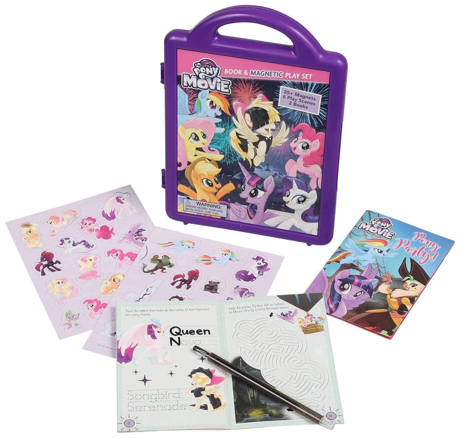 My Little Pony The Movie - Book & Magnetic Play Set - Spectrawide Bookstore