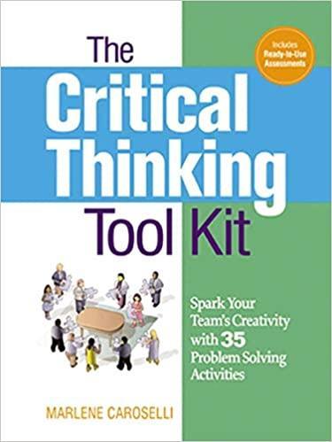 The Critical Thinking Tool Kit - Spark Your Team's Creativity with 35 Problem Solving Activities - Spectrawide Bookstore