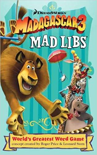 Madagascar 3 Mad Libs - Spectrawide Bookstore