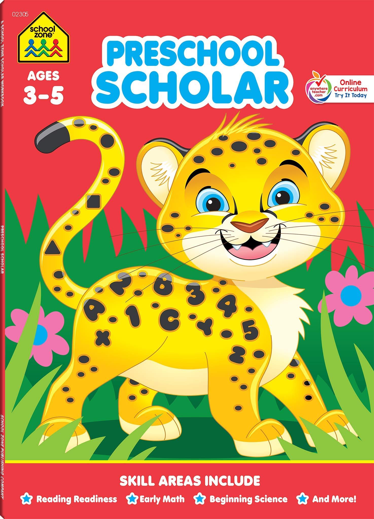 School Zone Preschool Scholar Ages 3-5 - Spectrawide Bookstore