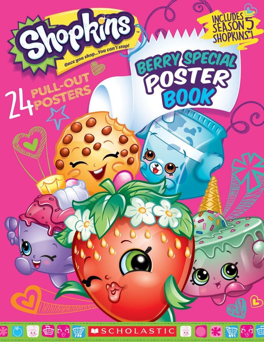 Shopkins - 24 Pull-Out Posters - Berry Special Poster Book - Spectrawide Bookstore