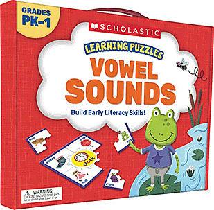 Learning Puzzles: Vowel Sounds Build Early Literacy Skills Grades PK-1 - Spectrawide Bookstore