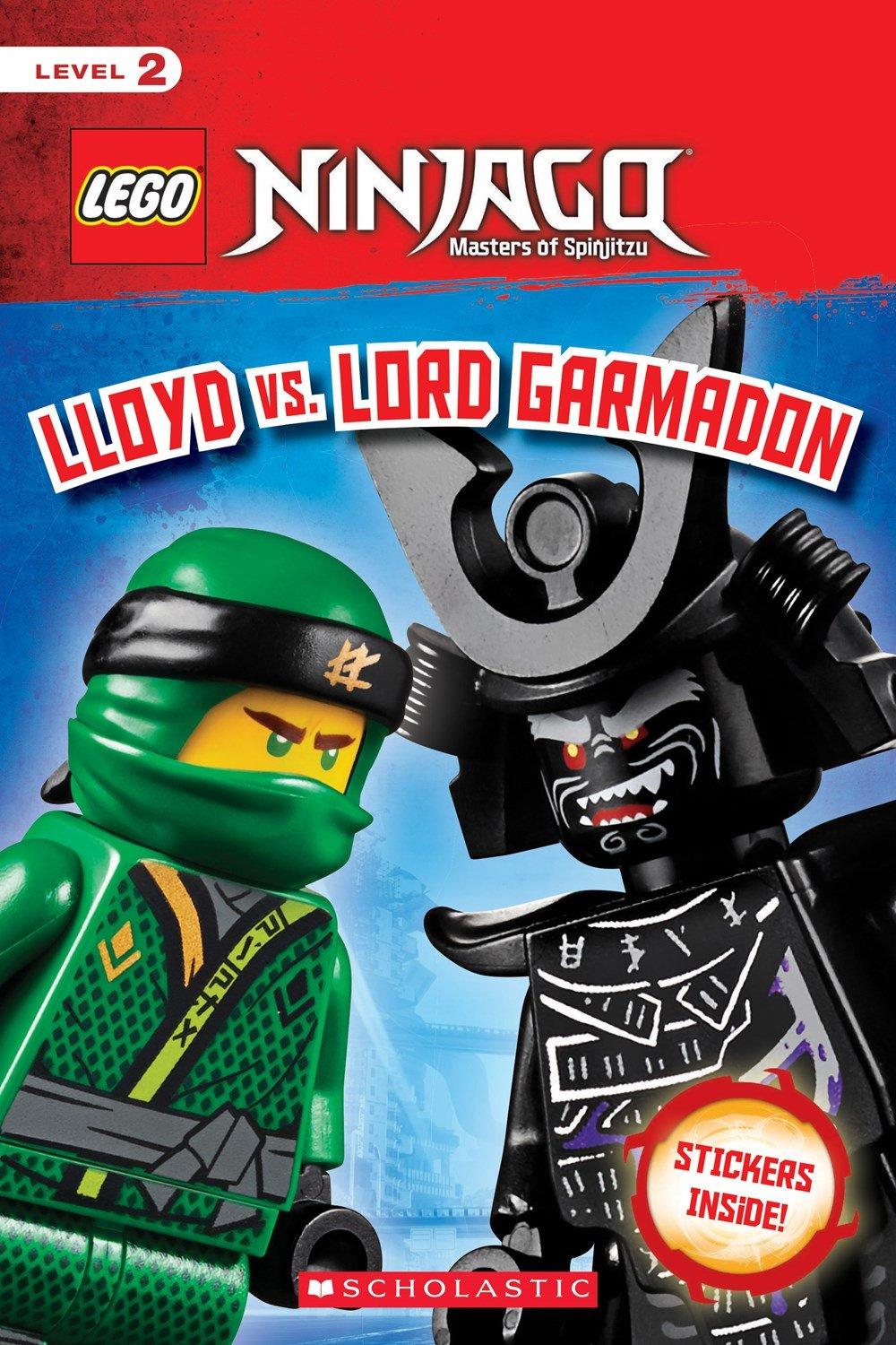 LEGO Ninjago SchRdr Lvl2-Lloyd vs. Lord Garmadon - with stickers - Spectrawide Bookstore