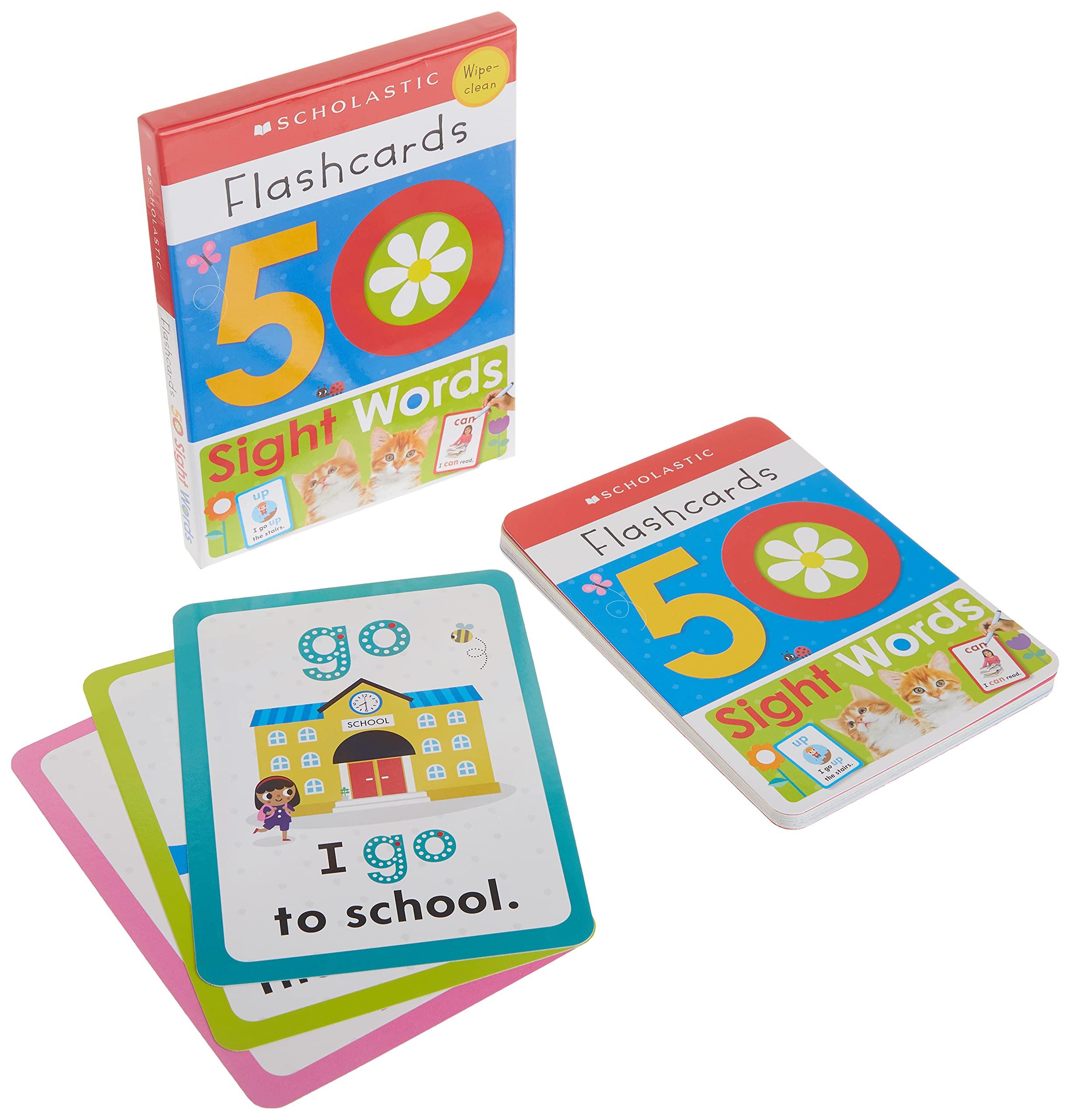 Scholastic Early Learners - 50 Sight Words Flashcards - Spectrawide Bookstore