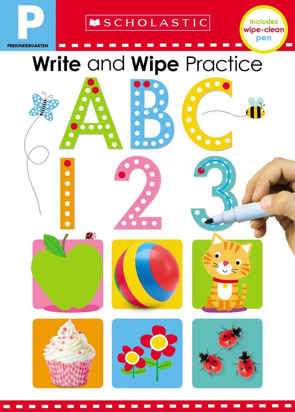 Scholastic Early Learners-ABC 123 Write and Wipe Flip Book - Spectrawide Bookstore