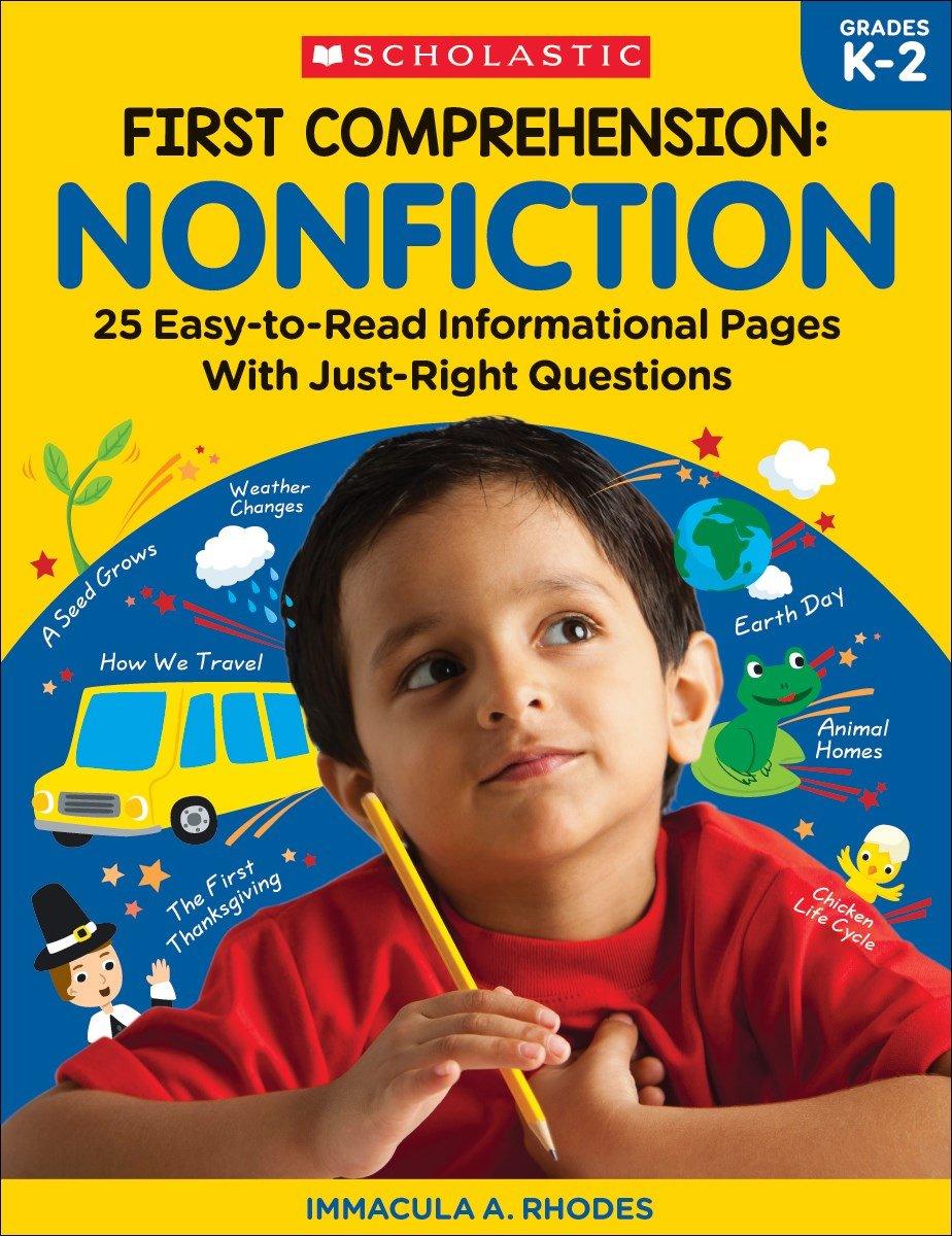 First Comprehension-Nonfiction 25 Easy-to-Read Informational Pages with Just-Right Questions - Spectrawide Bookstore