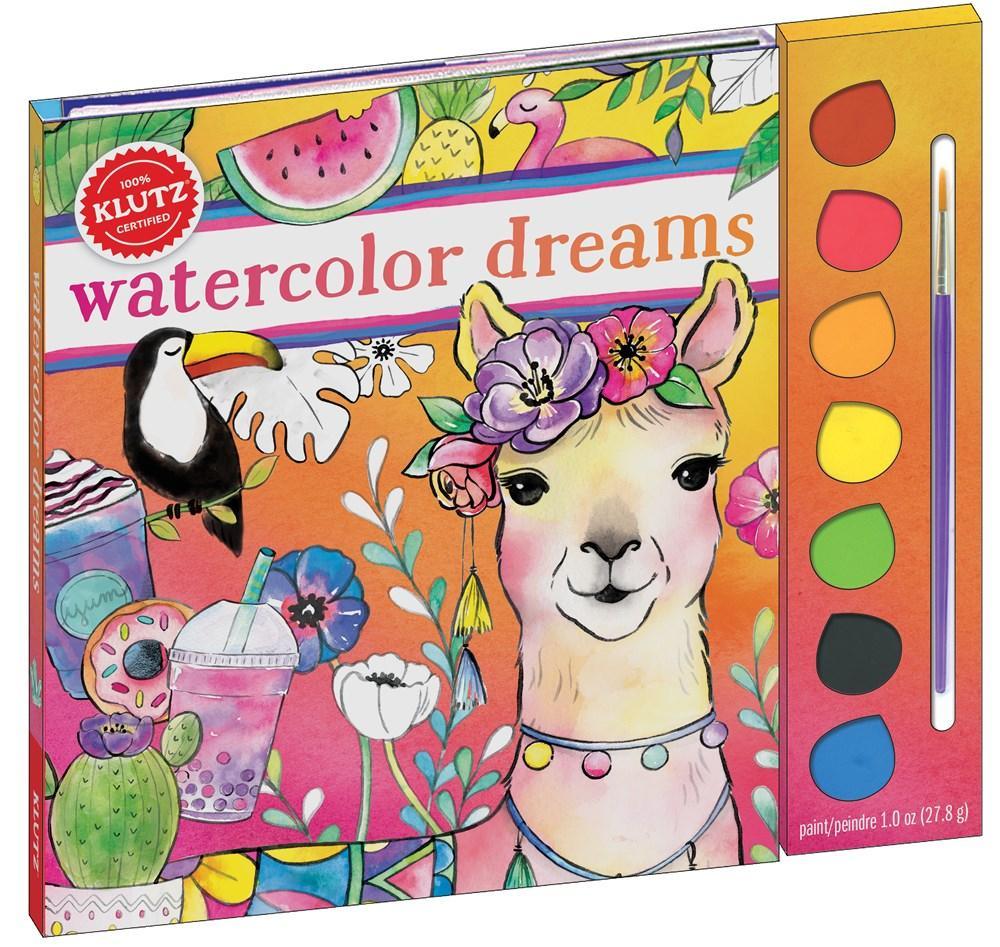 Klutz - Watercolor Dreams (Book and Colouring Kit) - Spectrawide Bookstore