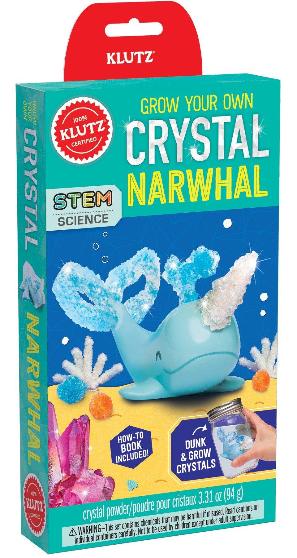 Klutz Grow Your Own Crystal Narwhal - Mini Kit - Spectrawide Bookstore